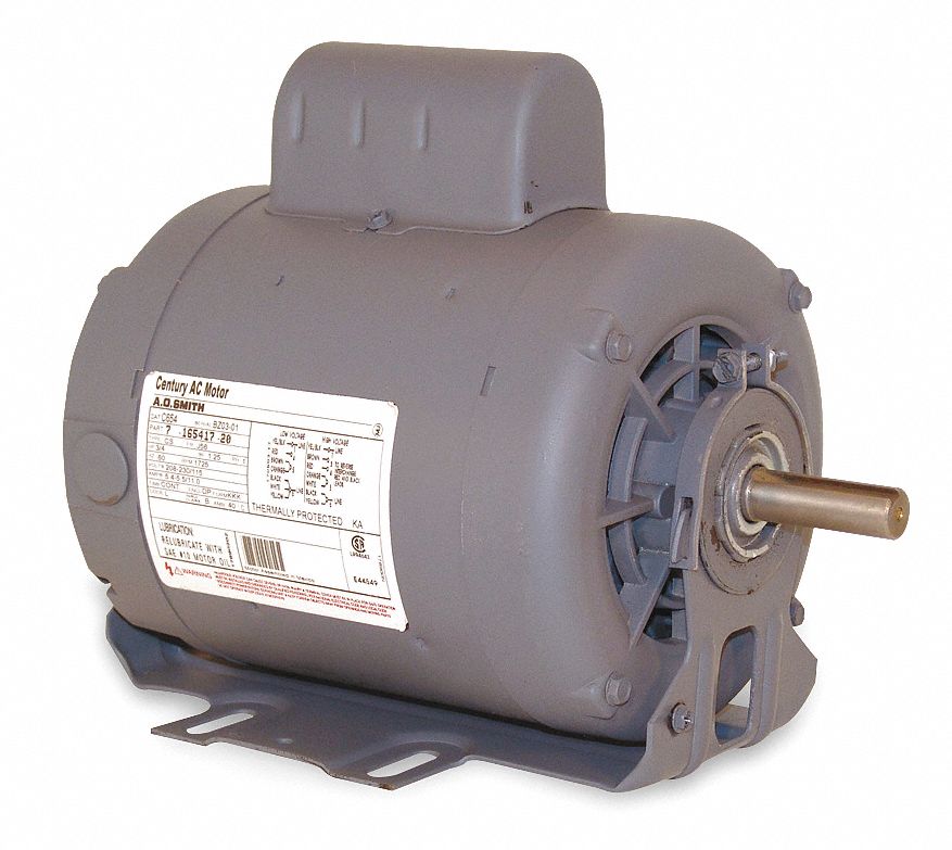 Motor, Cap St, 3/4 HP, 1725/1140, 115, 56, ODP