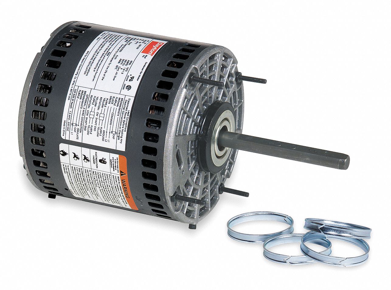 Motor, 1/3 HP, 1075, 3 Spd, 115 V, 48YZ, OPAO