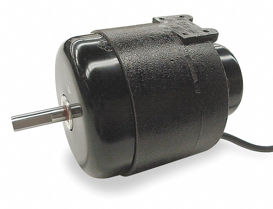 Unit Bearing Motor, Cast Iron, 1-1/2 In. L