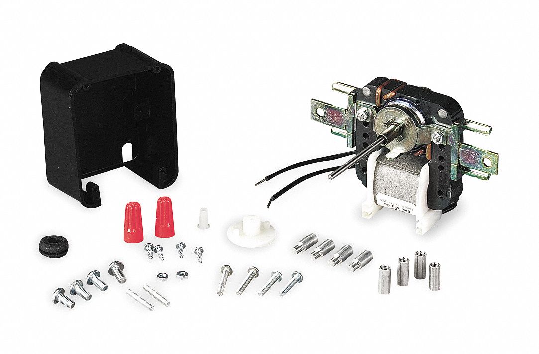 C-Frame Motor, Shaded Pole, 2-1/2 In. L