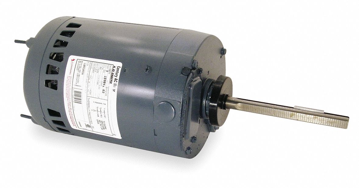 Condenser Fan Motor, 1 HP, 1140 rpm, 60 Hz