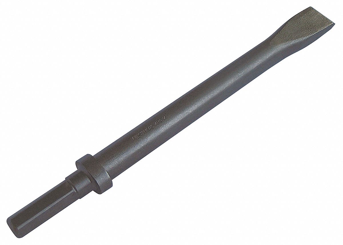Flat Chisel, 0.580 In., 12 In., Oval