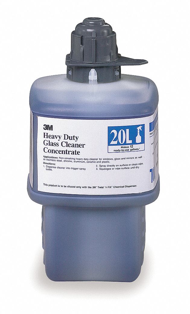 Heavy Duty Glass Cleaner, Size 2L