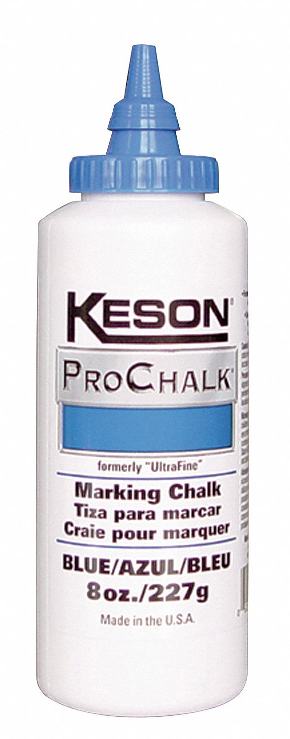 Marking Chalk Refill, Blue, 8 Oz