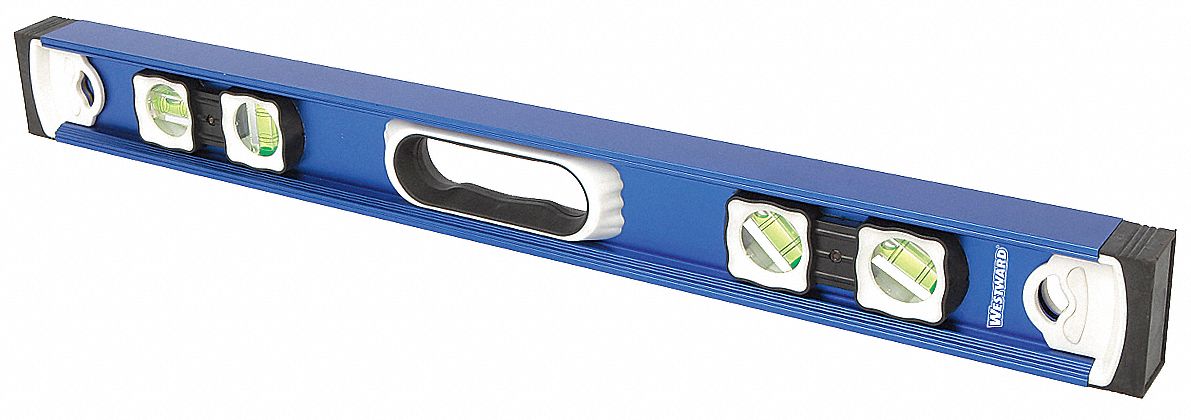 I Beam Level, Aluminum, 24 In, Top Read