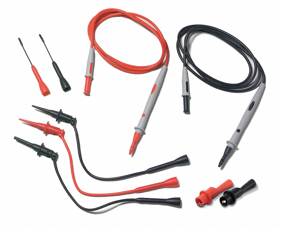 Test Lead Kit, 53-8/9 In. L, 15A
