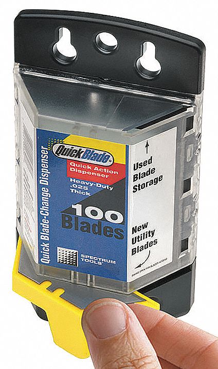 Safety Blades w/Dispenser, PK 100