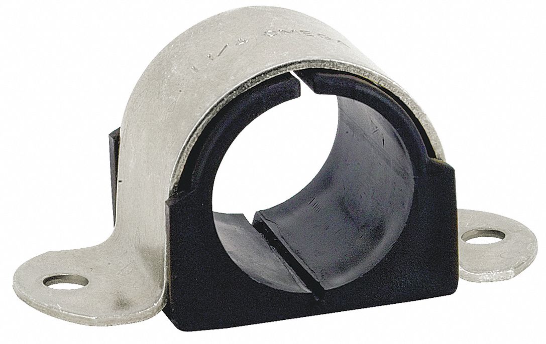 2 Hole Cushion Clamp Pipe Size 1-1/2 In