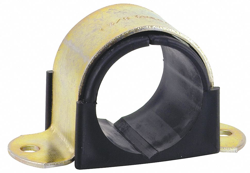 2HoleCushionedClampPipeS3/8InL 2 21/64In