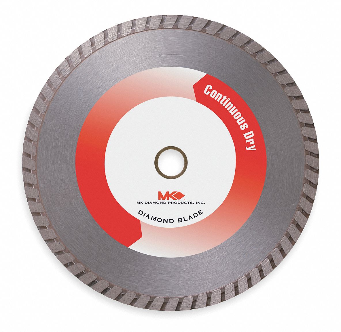 Dimnd Saw Bld, Wet/Dry, Turbo Rim, 4 In Dia
