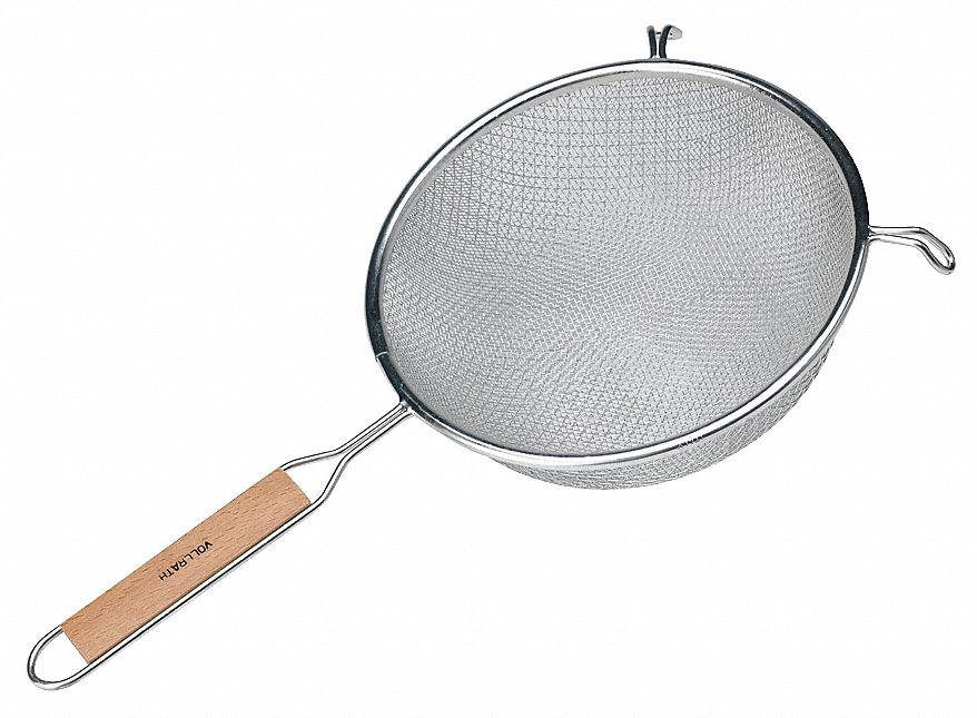 China Cap, Fine Mesh, Dia 6 1/4 In