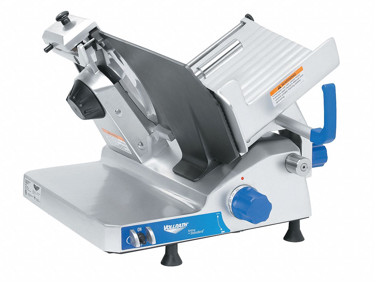 Food Slicer, .6 HP, Aluminum