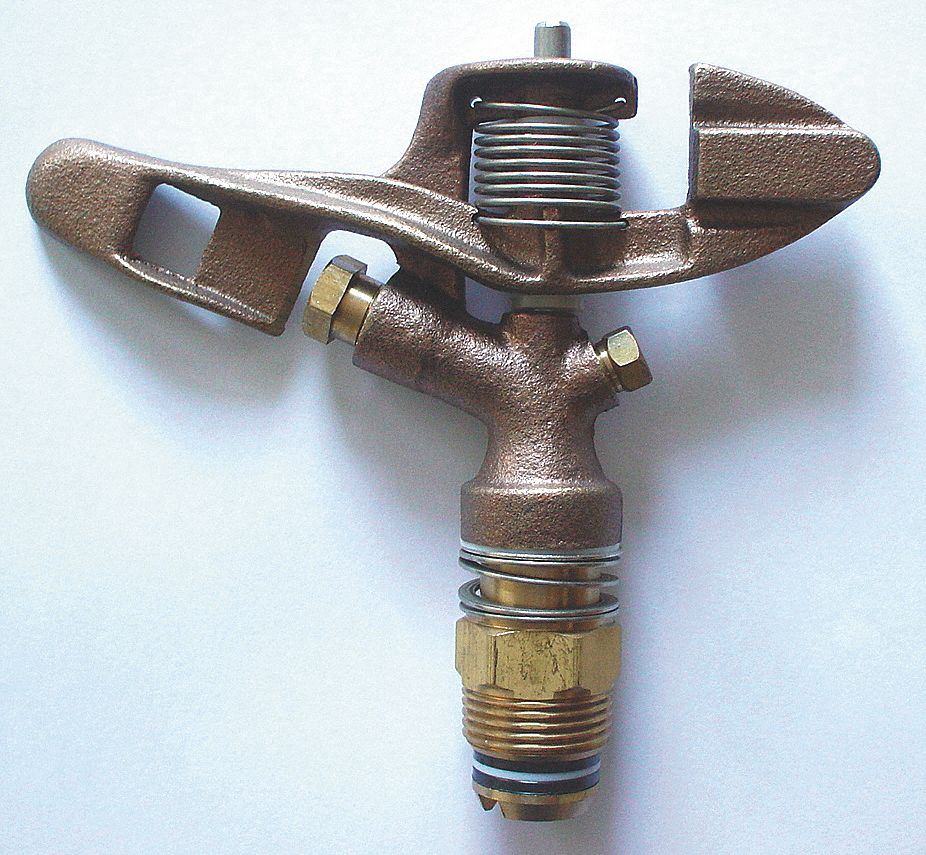 Sprinkler Head, 3/4 In, MNPT, Brass