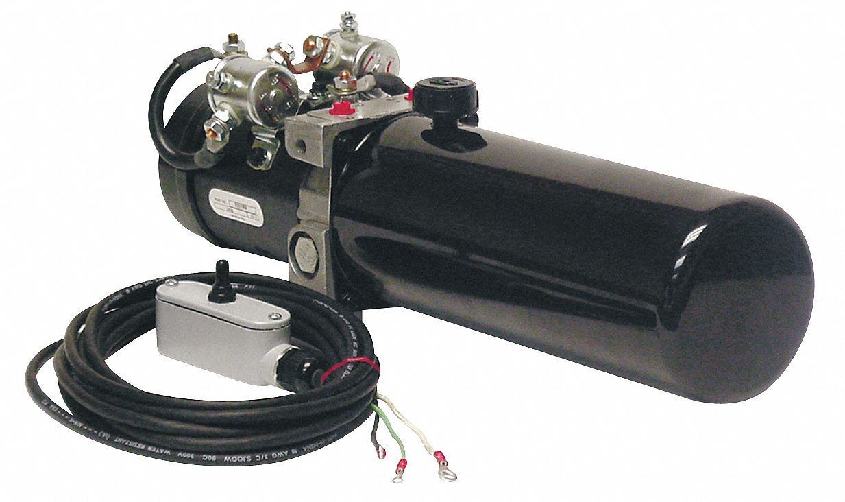Hyd Power Unit, 12 VDC, 1 GPM, 3000 PSI