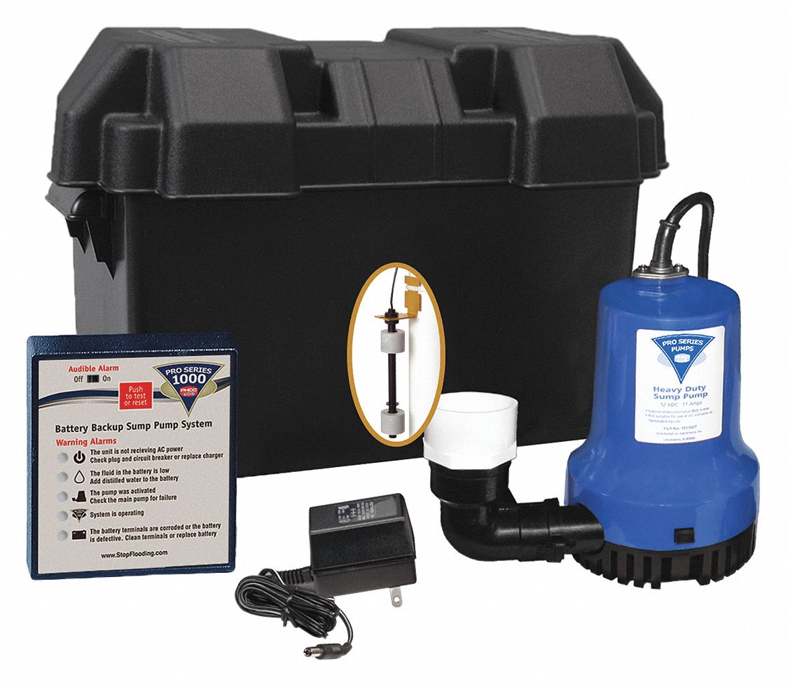 Pump, Battery Backup