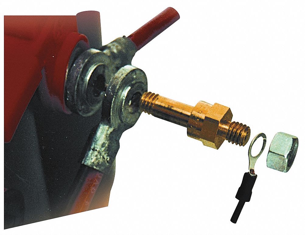 Bolt, Side Term, L 1.832 In, Stud 3/8-16 In