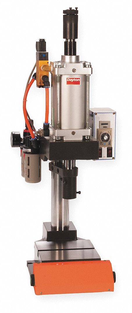 Pneumatic Press, Range 1000 Lbs, 8.5 Swing