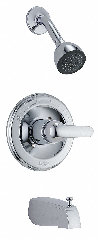 Tub/Shower, Trim, Lever Handle, Chrome