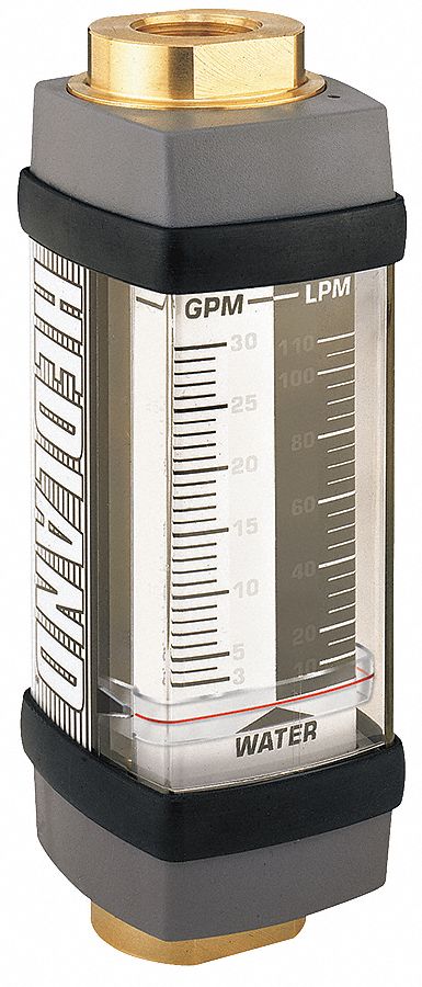Flowmeter, GPM/LPM  1.0 - 10 / 5-38