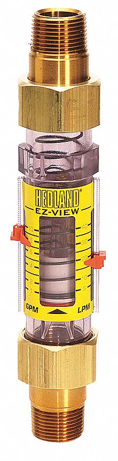 Flowmeter, GPM/LPM  1.0 - 10  / 4-35
