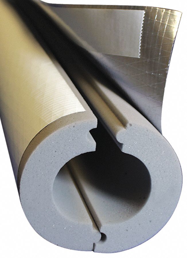 Pipe Insulation, 4 Ft, 1 7/8 In Dia