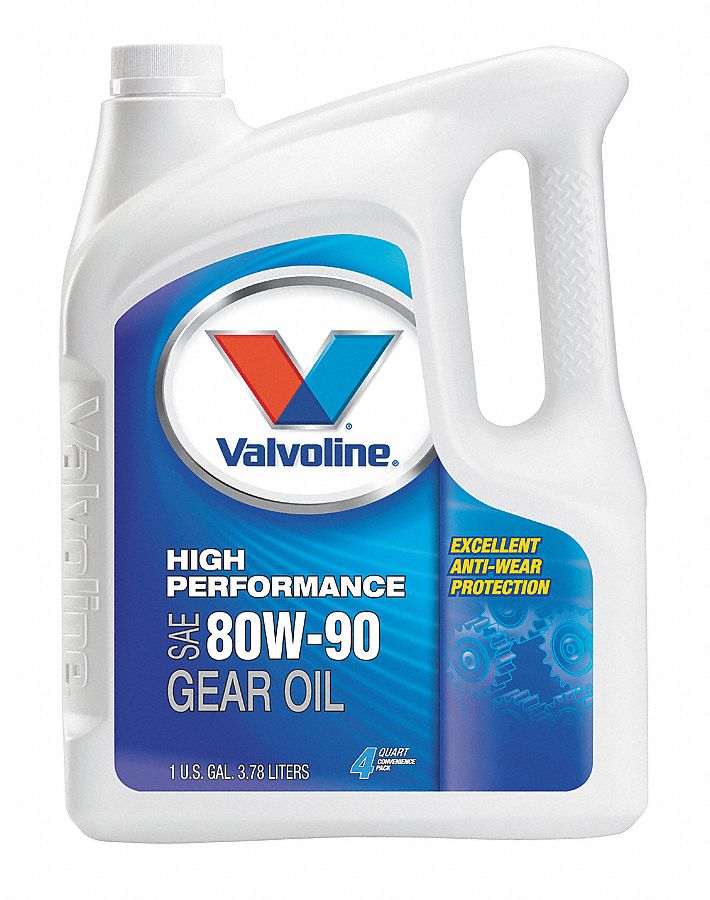 Gear Oil, High Performance, 1 Gal, 80W-90