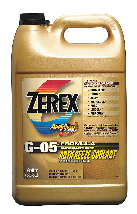 Antifreeze, G05, 1 Gal, Yellow