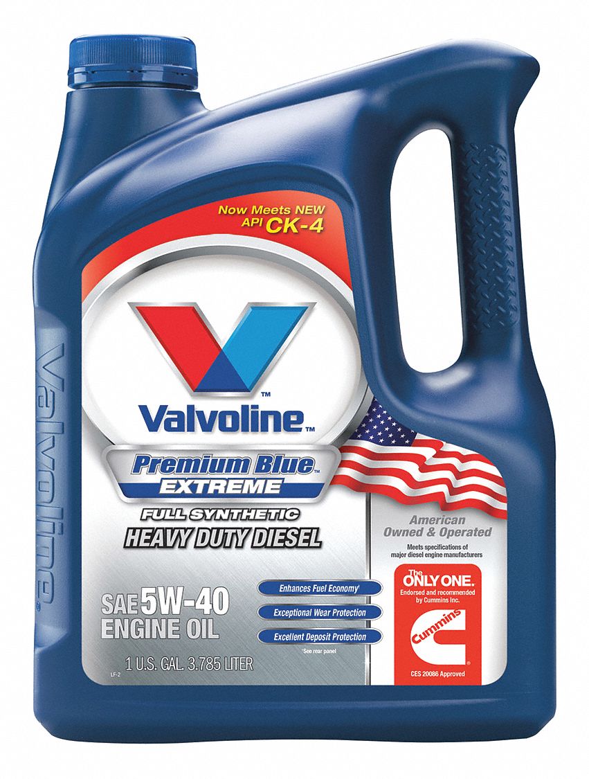 Motor Oil, Diesel Synthetic, 1 Gal, 5W-40