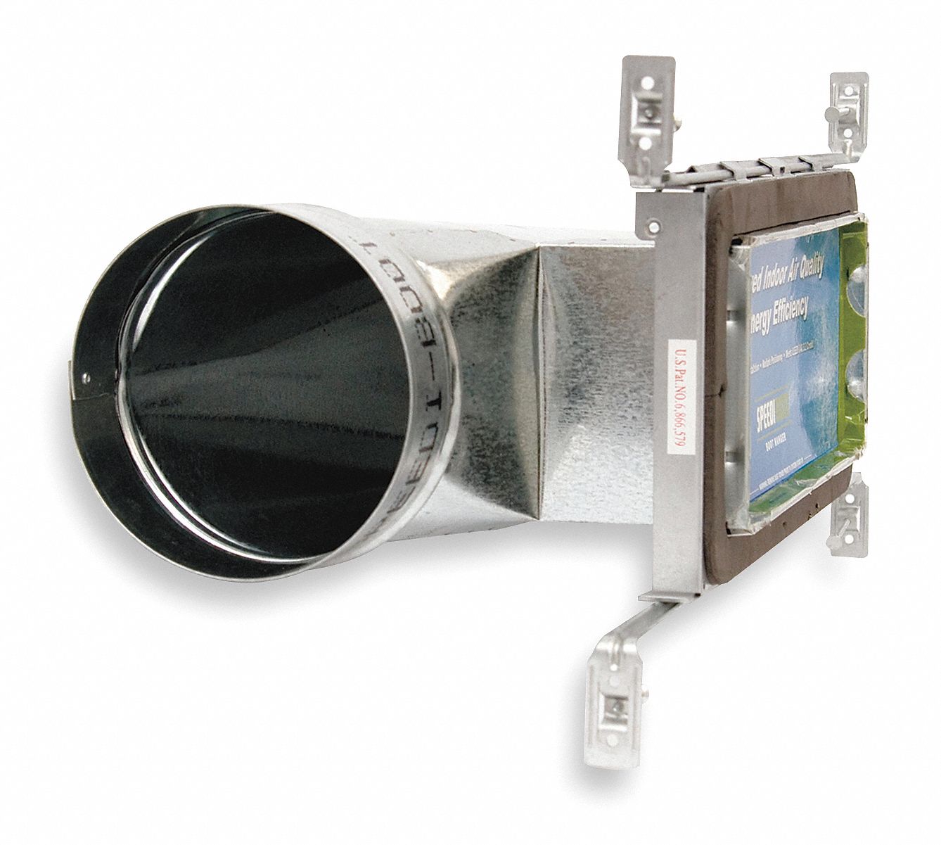Vent Boot Hanger, End, 4 x 10, Dia 5