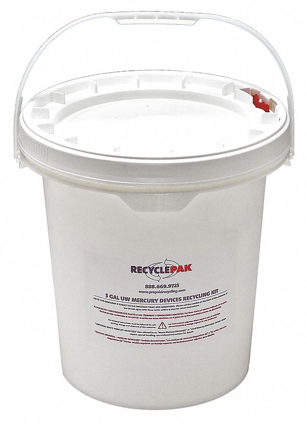 Universal Waste Recycling Kit, Pail, 5Gal
