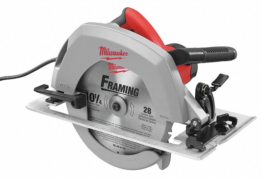 Circular Saw, 10-1/4 In. Blade, 5200 rpm