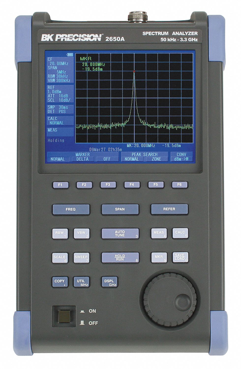Spectrum Analyzer, 50 kHz to 3.3 GHz
