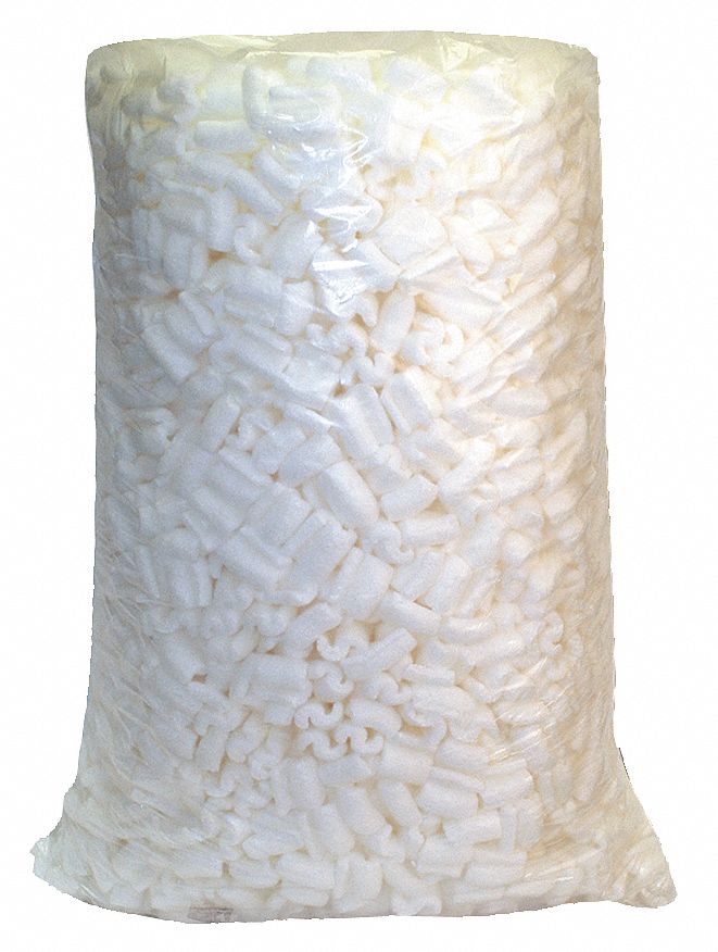 Packing Peanuts, White, 20 cu. Ft.