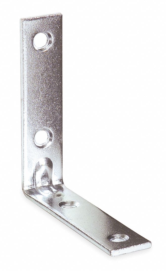 Corner Brace, Steel, 3/4 Wx3 1/2 In L