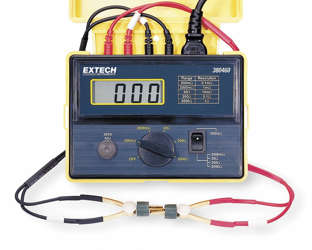 Precision Milli Ohm Meter, 200m-2000 Ohms