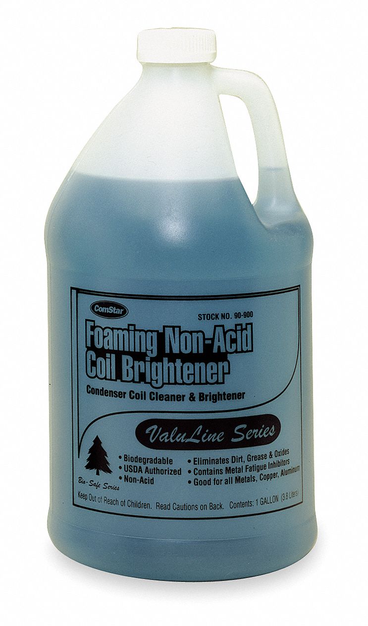 Condenser Coil Cleaner, 1 Gal, Blue