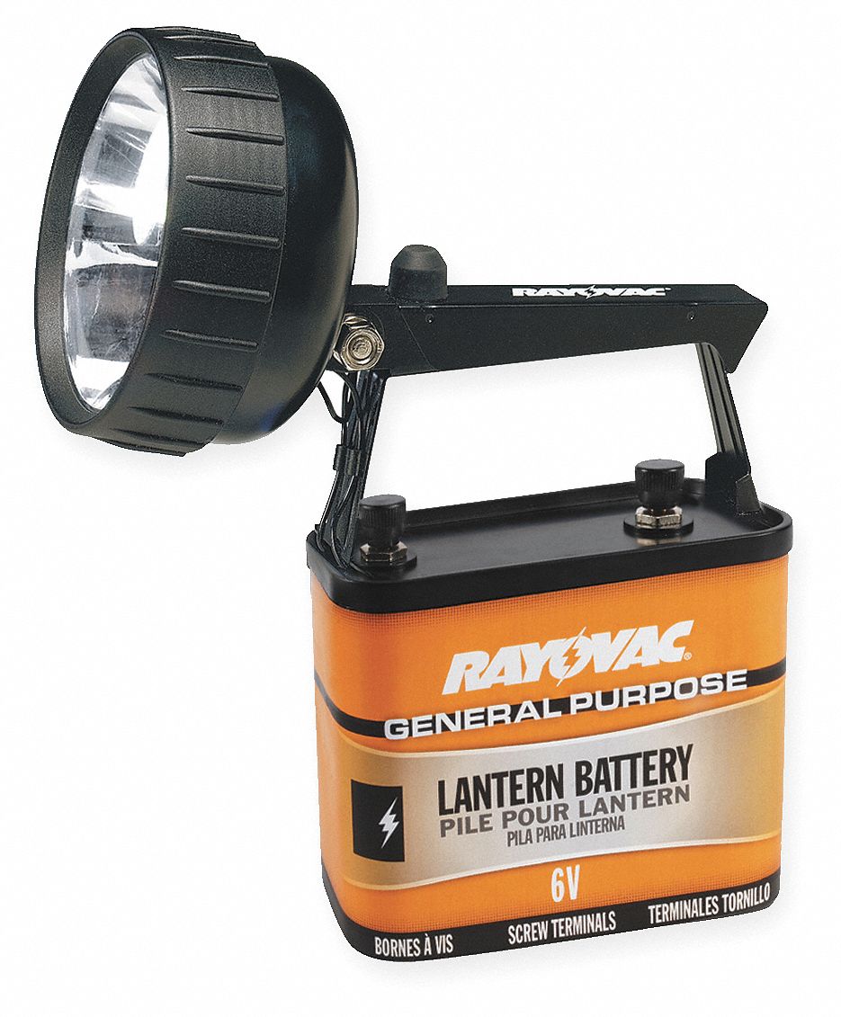 Lantern, (1) 6v, Black
