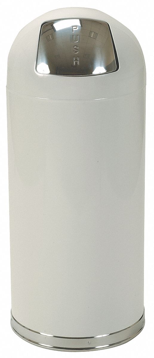 Round Container, 15G, White
