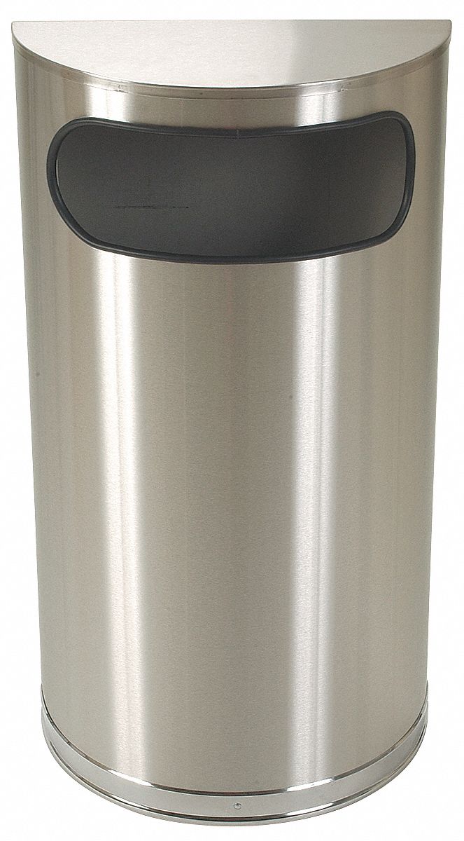 Half Round Container, Satin SS, 9 G
