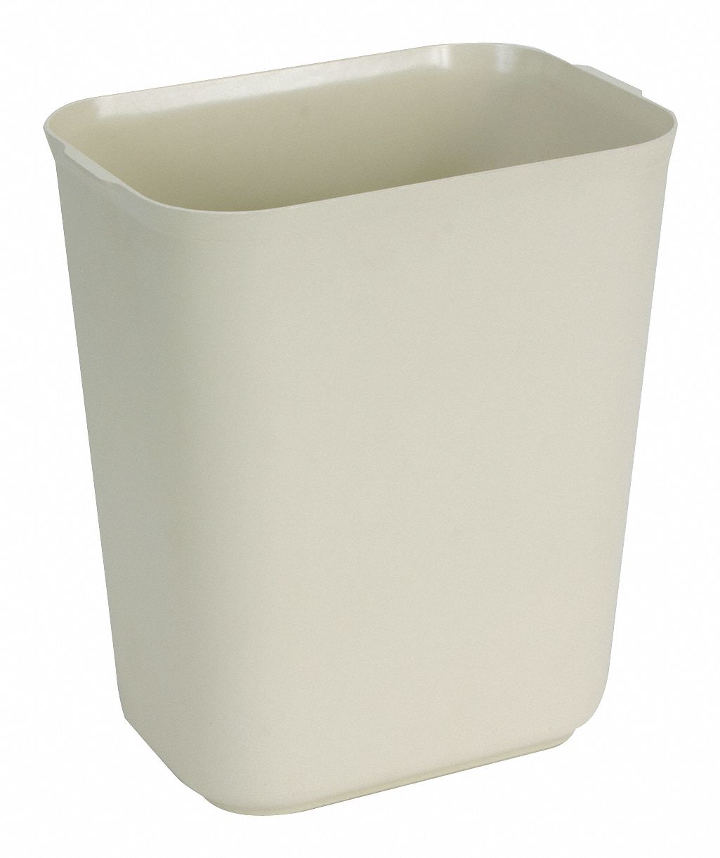 Wastebasket, Beige, 14 Qt