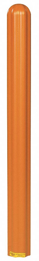 Post Sleeve, Ribbed, H57In, OD10In, Org