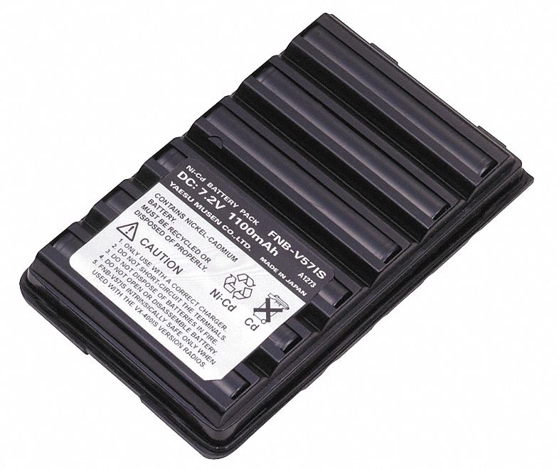 Battery Pack, NiCd, 7.2V, For Vertex