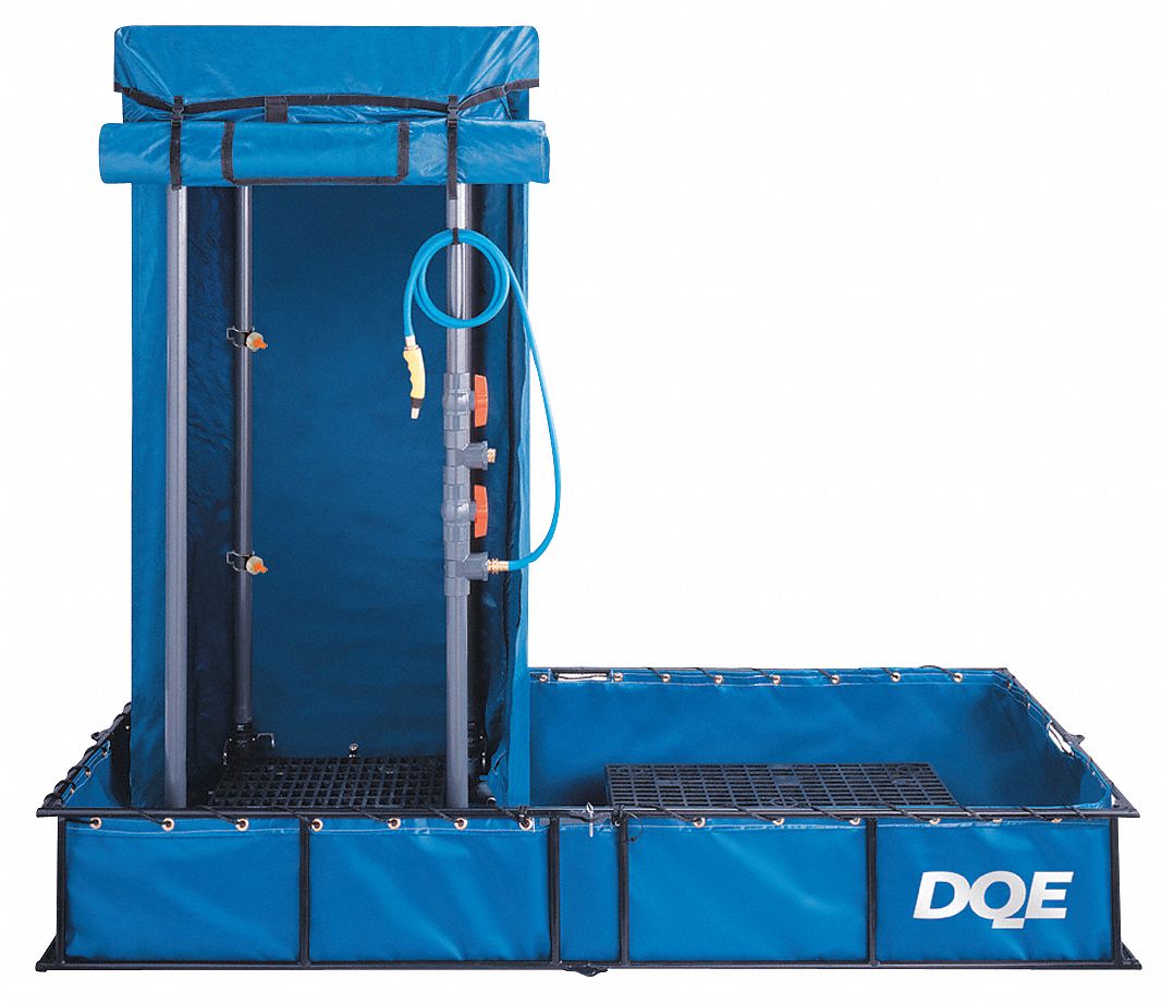 Decontamination Shower, Single, 43x46x88