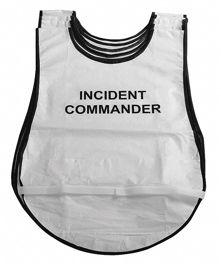 Hospital Incident Command Vests, 28 In. L