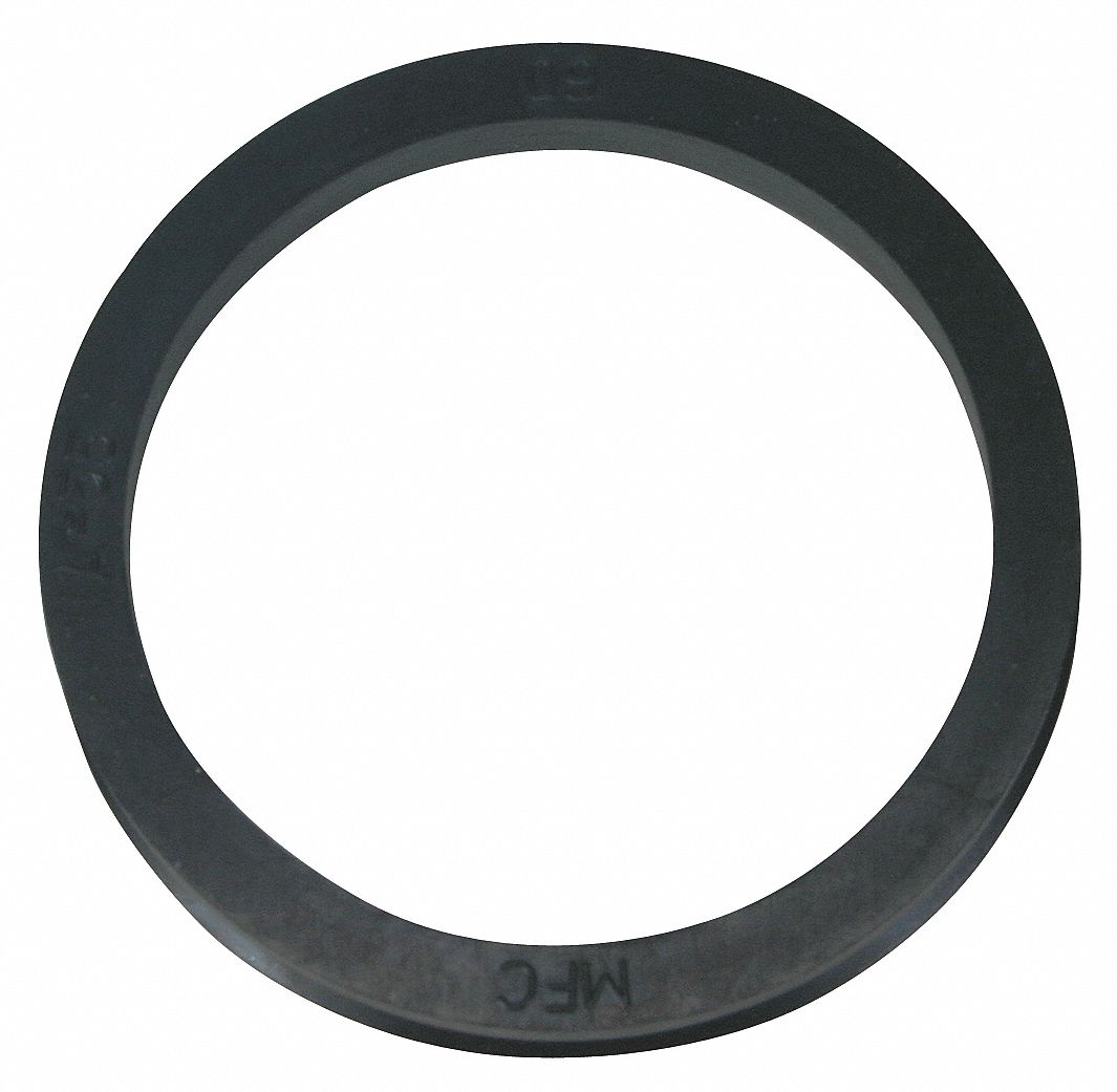V-Ring Seal, Stretch, Blk, 49mm ID