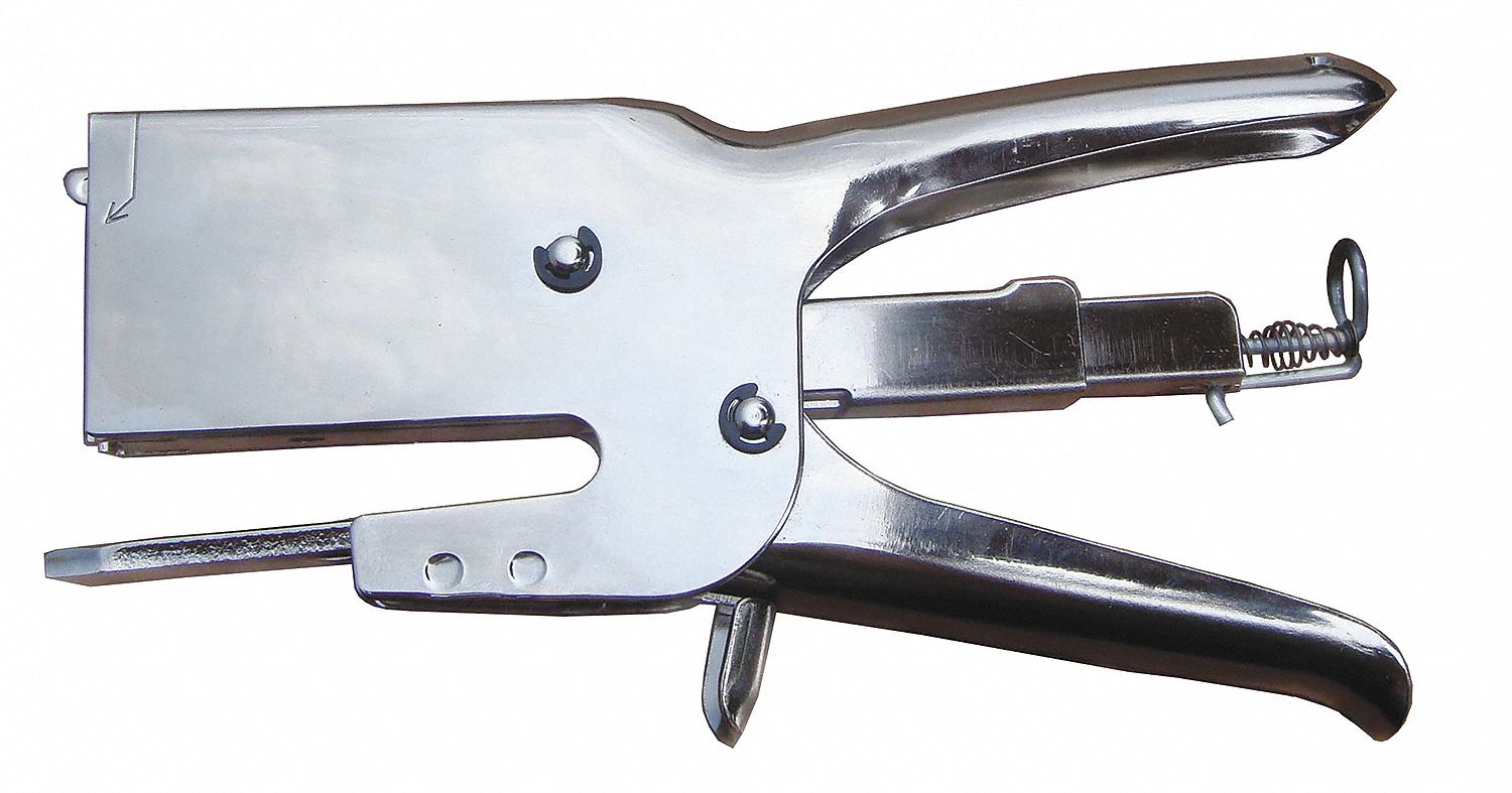 Plier-Type Carton Stapler, Crown 7/16 In