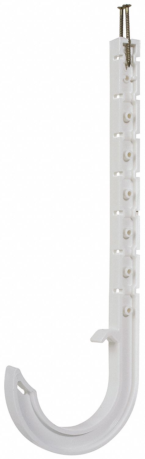 DWV J-Hook, 1 1/2 Dia, Pk4