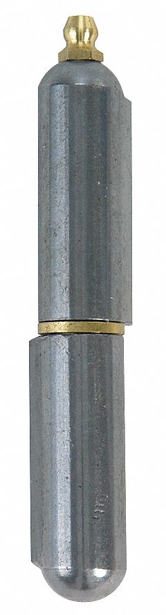 Hinge, Weld-On, Steel, 8 1/8 x 1 1/8 In.