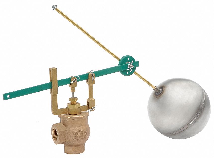 FloatValveAssembly, Dia 7 In.Rod L 16 In.