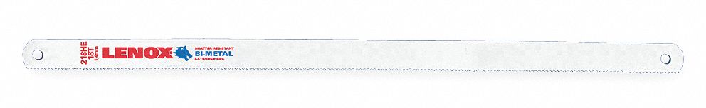 Hacksaw Blade, 12In, 18TPI, PK10, Bi-Metal